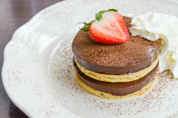 Çikolatalı puding gözleme