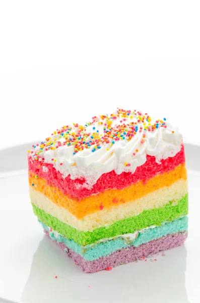 Cake van de regenboog — Stockfoto