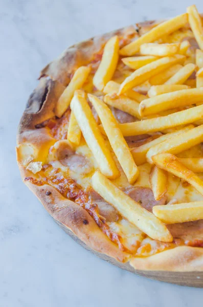 Pizza aux frites — Photo