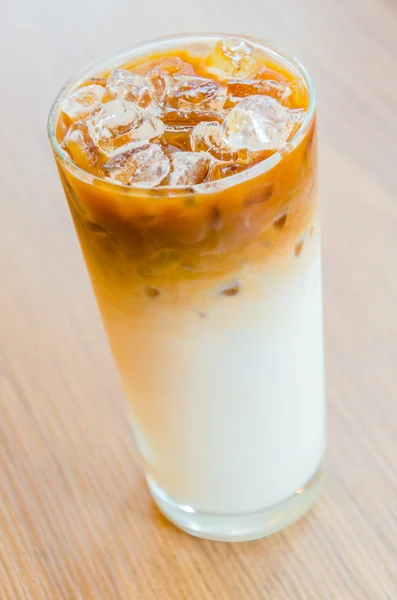 Iced latte coffee — Stock Photo, Image