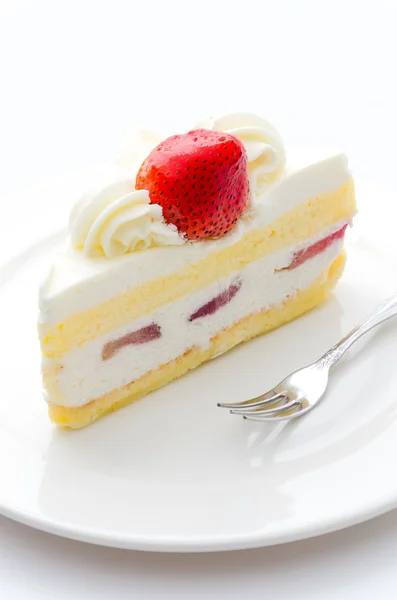 Gâteau aux fraises — Photo