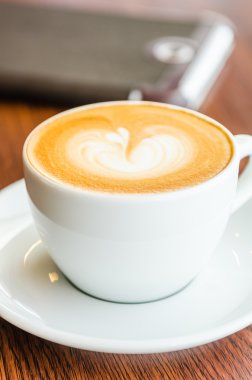 Latte kahve.