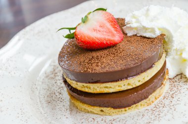 Çikolatalı puding gözleme