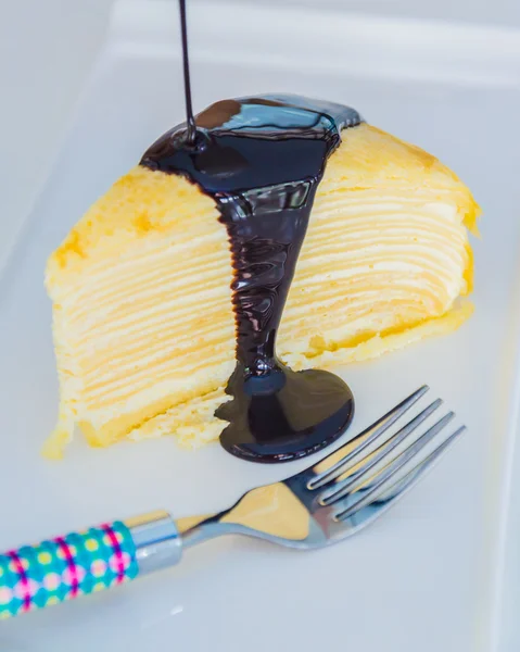 Pastel de Crepe — Foto de Stock