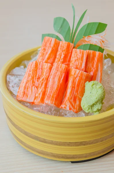 Palillo de cangrejo sashimi — Foto de Stock