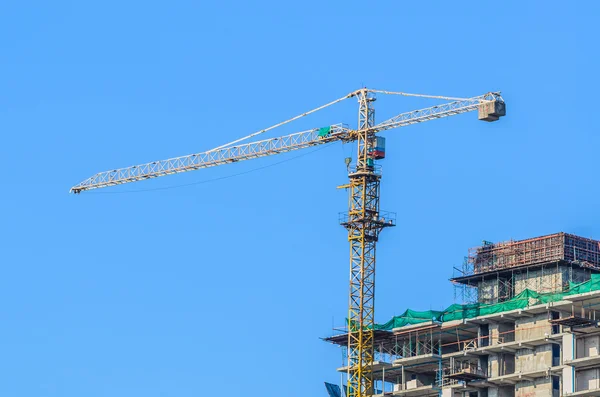 Construção de gruas — Fotografia de Stock