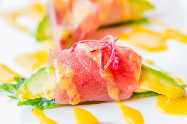 Sashimi avokado — Stockfoto