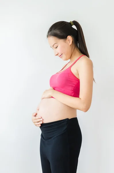 Woman pregnant — Stock Photo, Image