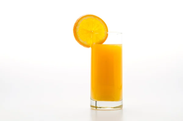 桔子汁玻璃 — 图库照片