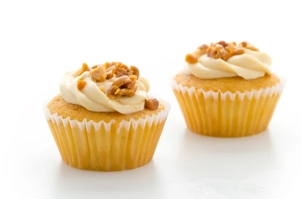 Nuts cupcake — Stock Photo, Image