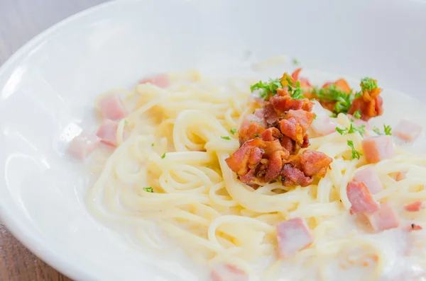 Spagetti carbonara — Stockfoto