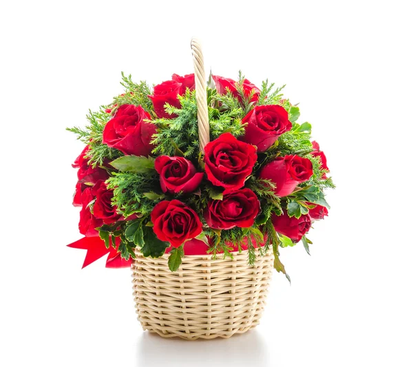 Rose basket — Stock Photo, Image