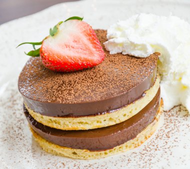 Çikolatalı puding gözleme