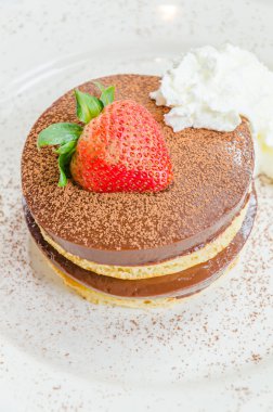 Çikolatalı puding gözleme