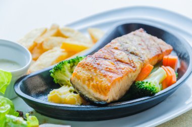 Salmon grilled
