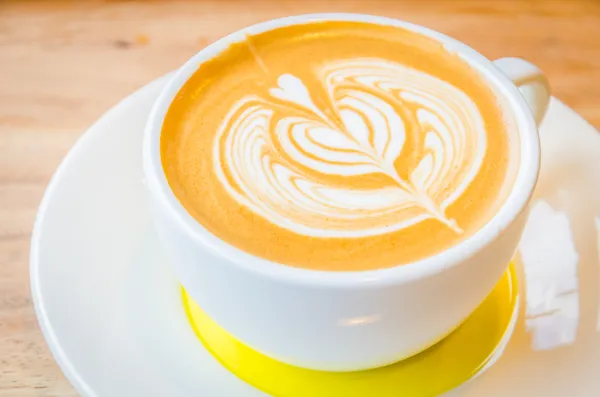 Latte art caffè — Foto Stock