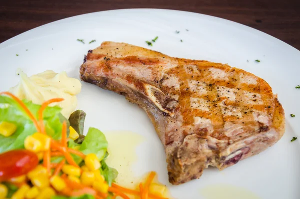 Pork chops steak — Stock Photo, Image