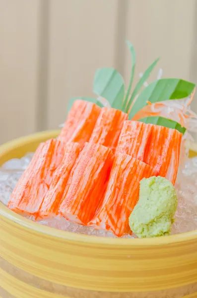 Stick crab sashimi — Stock Photo, Image