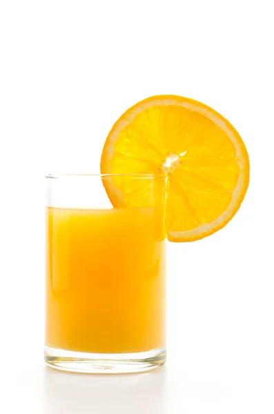 Orange juice glass — Stock Photo, Image