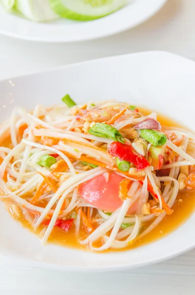 Green papaya salad — Stock Photo, Image