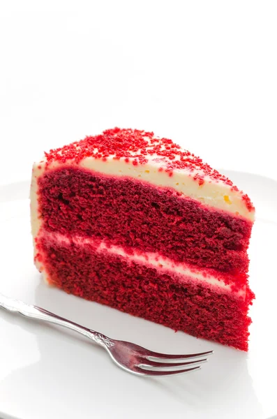 Gâteau en velours rouge — Photo