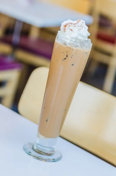 Iced mocha coffee — Stock Photo, Image