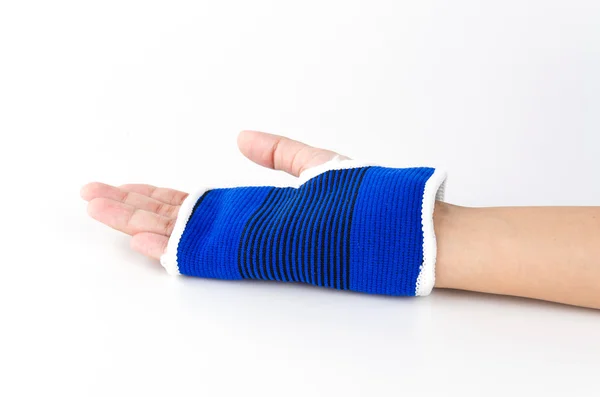 Wrist splint hand — Stock Photo, Image