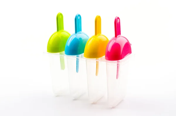 Ijs popsicle geïsoleerd witte achtergrond — Stockfoto