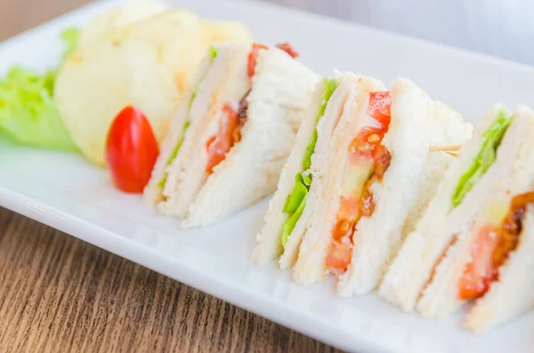 Clubsandwich — Stockfoto