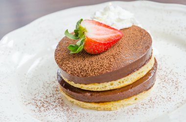 Çikolatalı puding gözleme