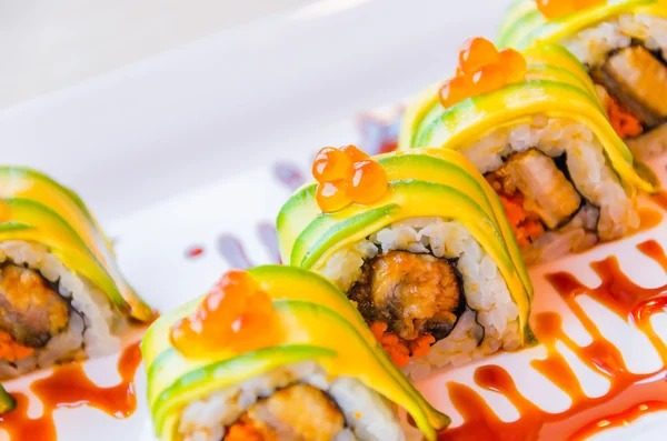 Sushi-Rollen — Stockfoto