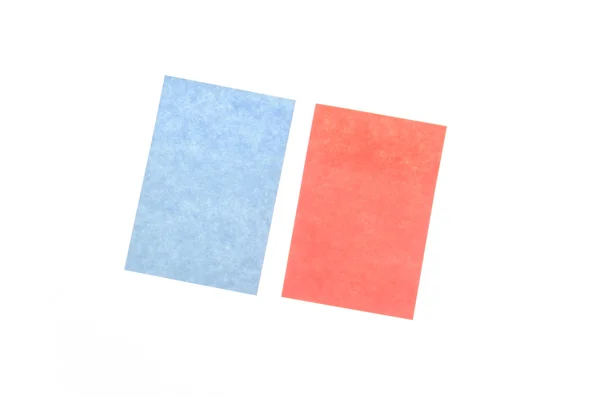 Papirmerknad isolert på hvit bakgrunn – stockfoto