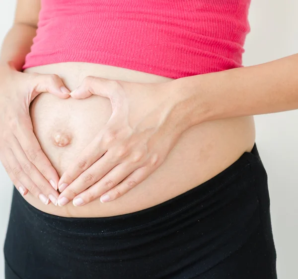 Woman pregnant — Stock Photo, Image