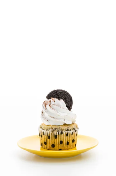 Cupcake isolati su sfondo bianco — Foto Stock