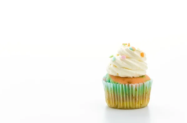 Cupcake isolati su sfondo bianco — Foto Stock