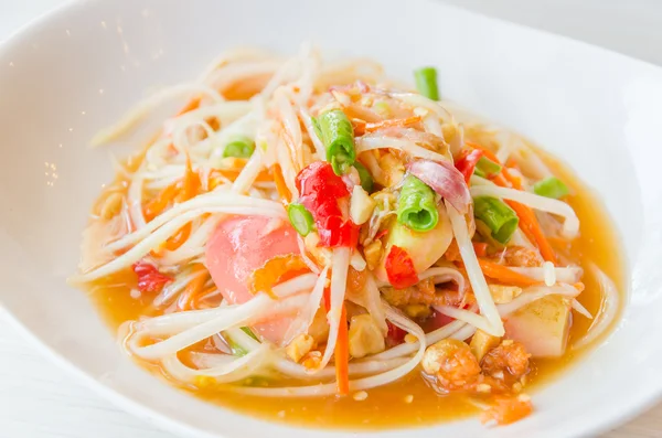 Green papaya salad — Stock Photo, Image