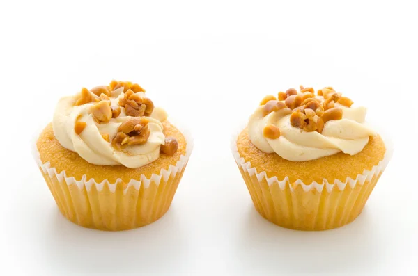 Nuts cupcake — Stock Photo, Image