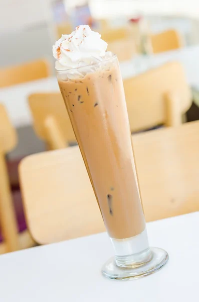 Iced mocha coffee — Stock Photo, Image