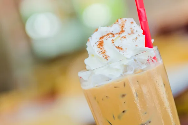 Iced mocha coffee — Stock Photo, Image