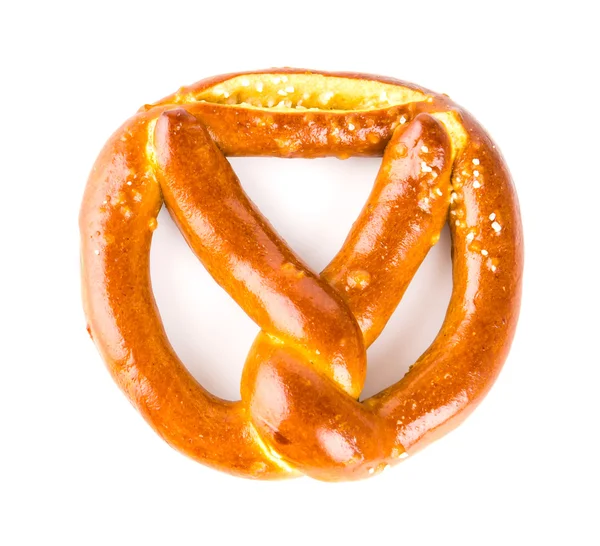 Pretzel isolated white background — Stock Photo, Image