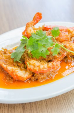 kızarmış karides sarımsak