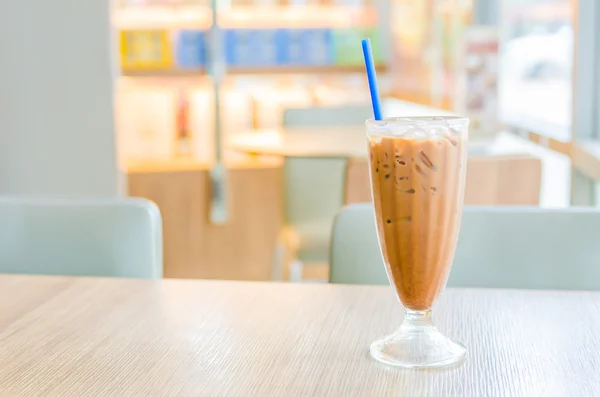 Iced mocha coffee — Stock Photo, Image