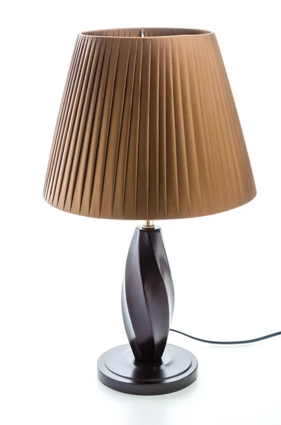 Stolní lampa izolovaná na bílé — Stock fotografie