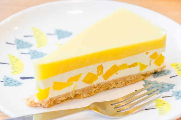 Mango cheesecake — Stockfoto