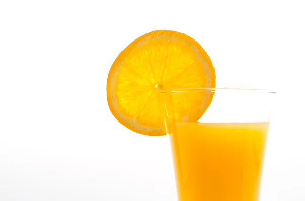 Orange juice glass — Stock Photo, Image