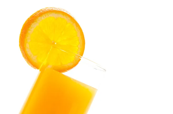 Szkło sok pomarańczowy — Zdjęcie stockowe