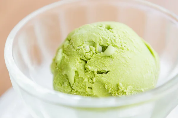 Ice cream green tea — Stock Photo, Image