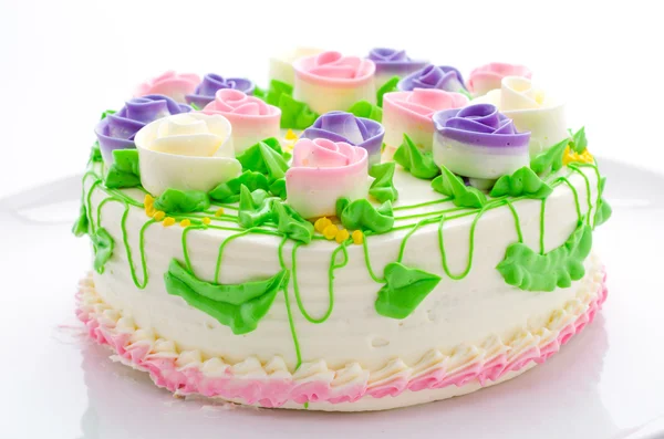 Цветочные торты — стоковое фото