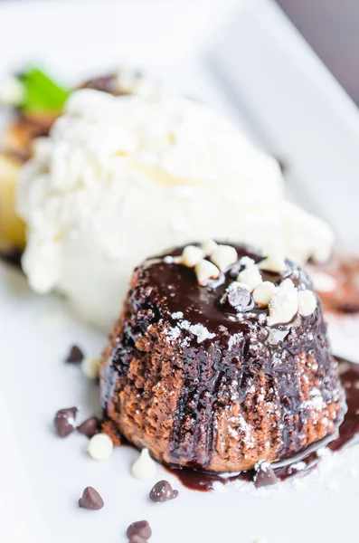 Çikolata lav — Stok fotoğraf