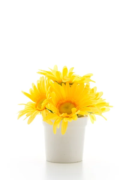 Flores de buquê isoladas em branco — Fotografia de Stock